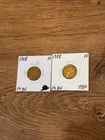(2) 1908 Choice BU- Brilliant- Indian Head Pennies