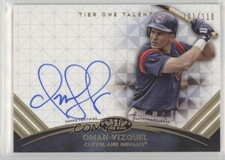 2018 Topps Tier One Tier One Talent Auto 101/110 Omar Vizquel #TTA-OV Auto s3g