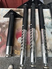 Heavy Duty Metal Steel Iron 15-24 Table Legs Leveling Feet 2 Center Posts 27