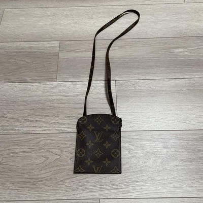 LOUIS VUITTON Mini Shoulder Bag Monogram Brown Canvas Leather Crossbody  MBb1912