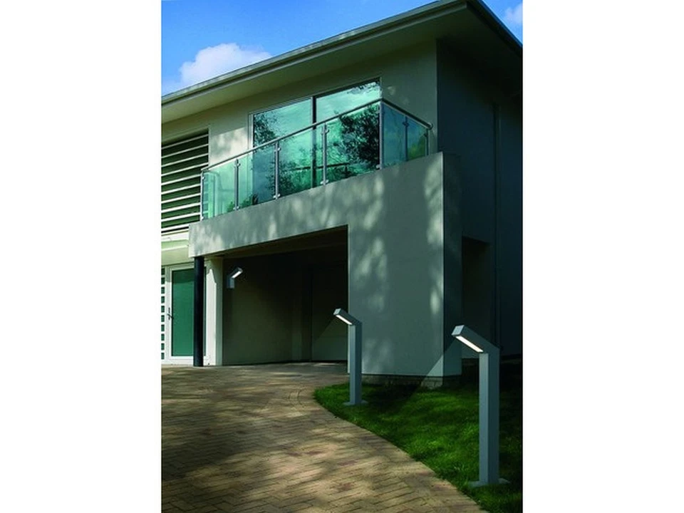 Moderne LED Stehleuchte in anthrazit Gartenlampe Wegeleuchte Wegelampe Stehlampe - Bild 3 von 3