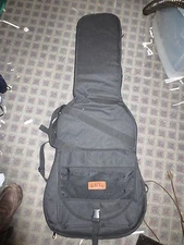 Kaces guitar soft padded carrying case black nylon