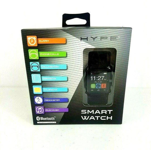 Hype Smart Watch Black for Tablets & Smartphones Bluetooth for sale online | eBay
