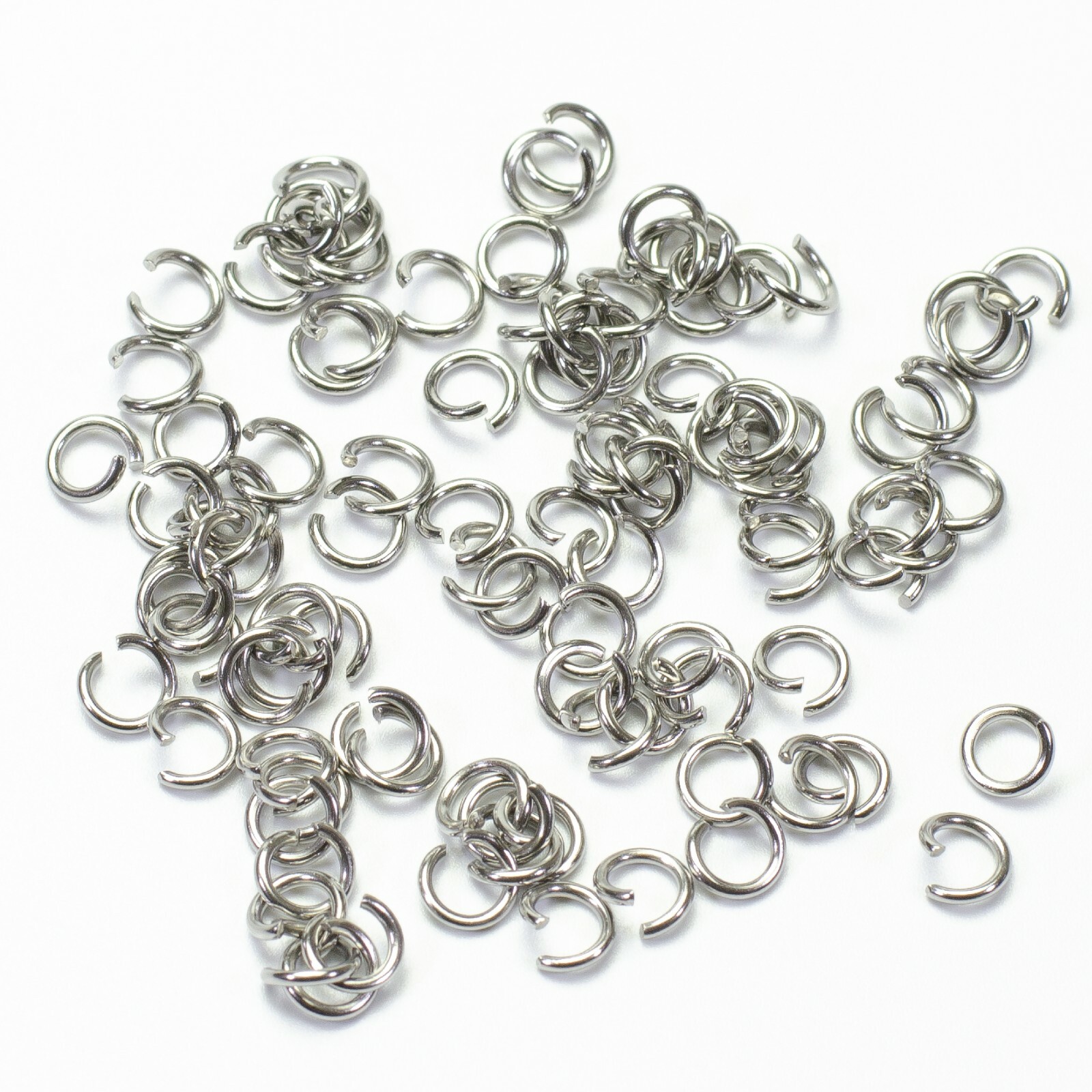 4mm9mm Open Closed Jump Rings Split Findings Jewelry Making Clasps