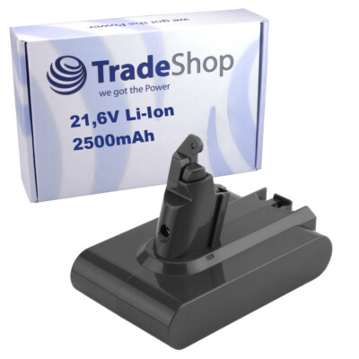 Li-Ion Akku für Dyson V6 Total Clean, Top Dog, Trigger, Up Top / 21,6V 2,5Ah