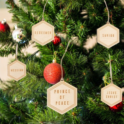 Names of Jesus Ornaments Christmas Tree Pendant Christmas Decoration OY - Picture 4 of 11
