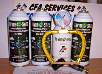 1996-2015 R134a TRUCKS /SUV COLDEST AC REFRIGERANT +STOP LEAK =80oz /Lower 48 OK