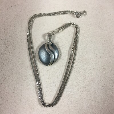 Sterling Silver Scandinavian/ Finnish Leena Sassi Design Necklace 19.5 