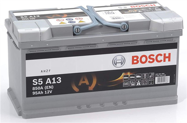 Batterie Bosch S5A13 AGM 12V 95Ah 850A pour voiture avec système Start-Stop performant