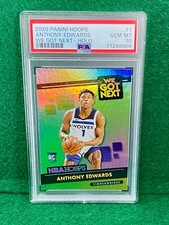 2020-21 Panini Hoops ANTHONY EDWARDS RC #1 We Got Next Holo SP PSA GEM MINT 10
