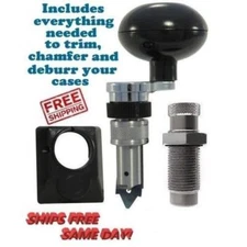 LEE Deluxe Quick Trim 90437 + 26 Nosler Quick Trim Die 90637 COMBO Ship Free