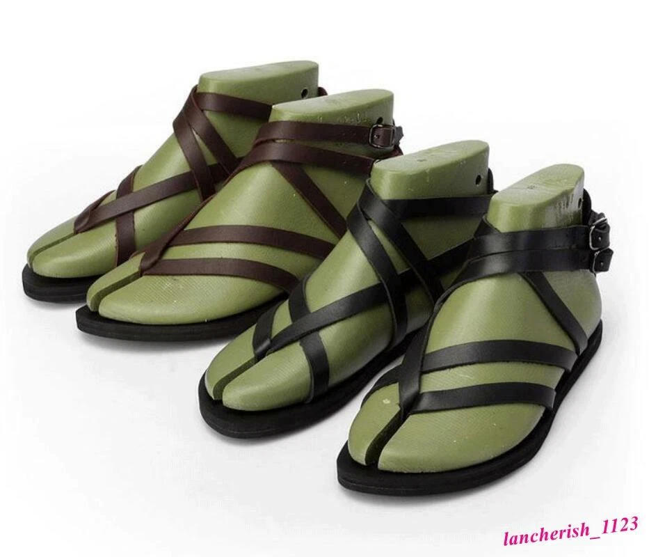 Gladiator Mens Leather Sandals Flip Flops Shoes Ankle Strap Summer Beach Britain
