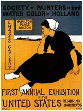 3991 Chase's Gallery Annual Holland Exhibition Poster.Interior Art Decorative.