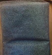 Tulle Glitter Fabric 54″ by 10 Yards (30 ft) Tulle Bolt for Wedding & Party Blue