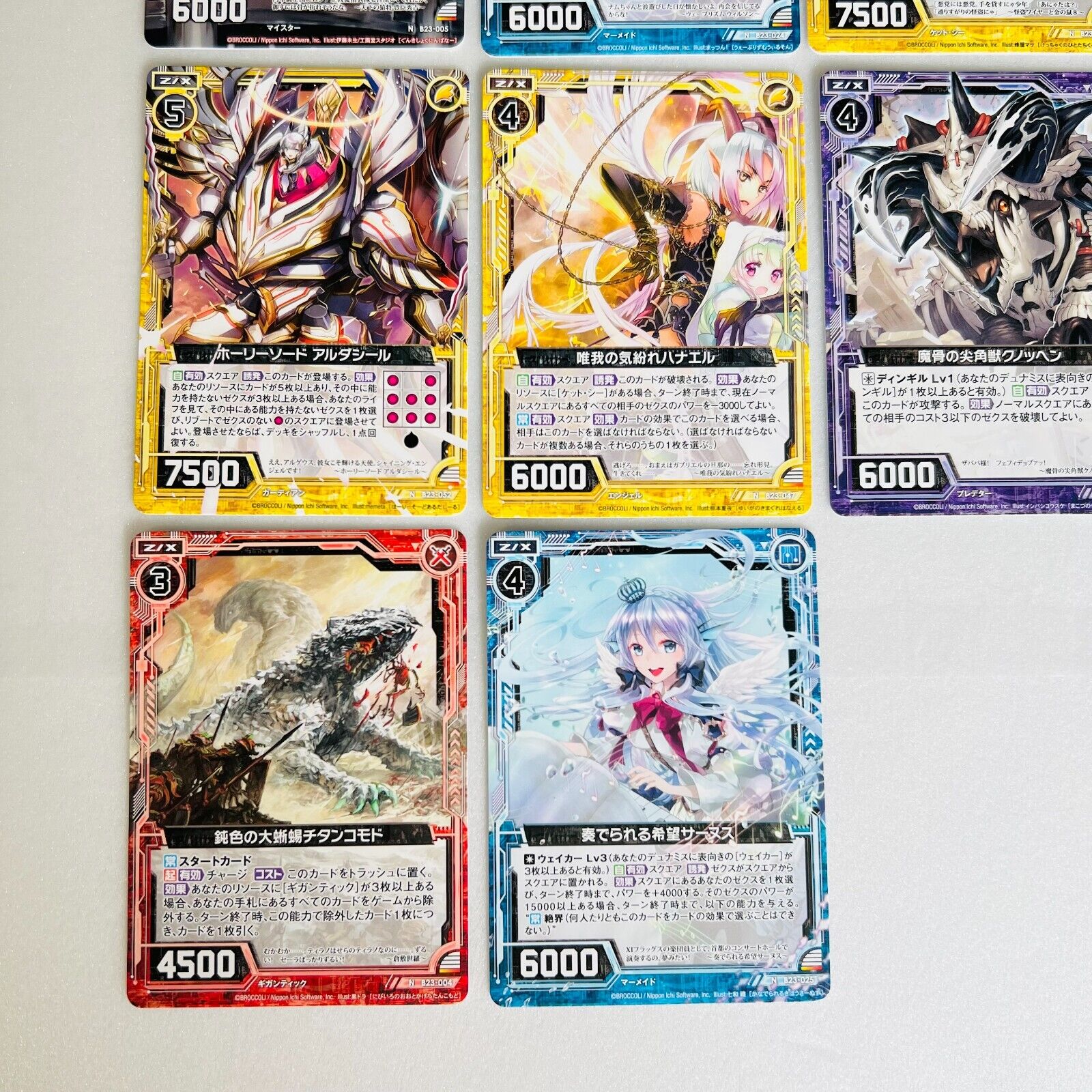 Z/X ZX TCG Trading Cards Various 10 Cards Set Japanese