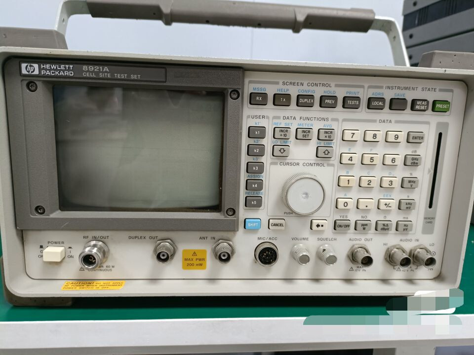 【美品】HEWLETT PACKARD製 アッテネーター agilent/HP 8921A Service Monitor RF Communications Test Set