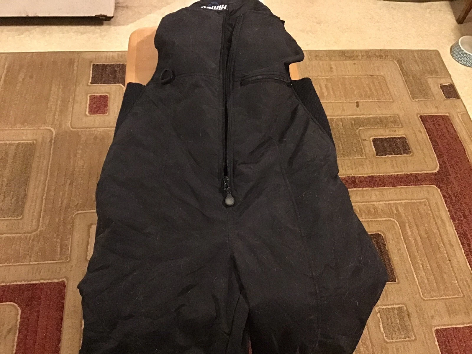 Boys Bib Style Black Snowpants