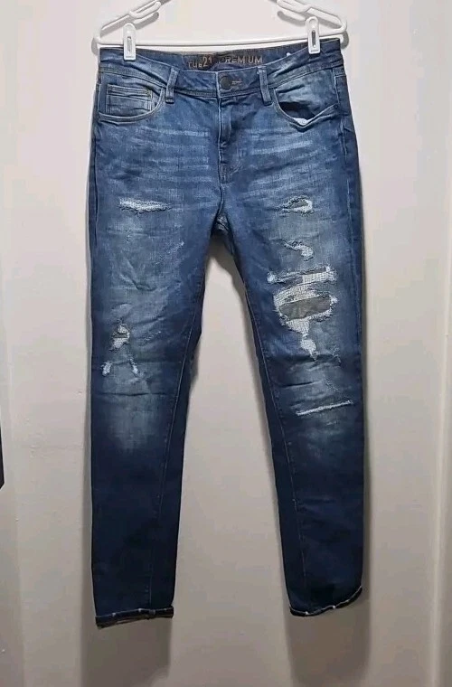 Jeans bleu Rue 21 Premium Skinny Supreme Flex 30/32