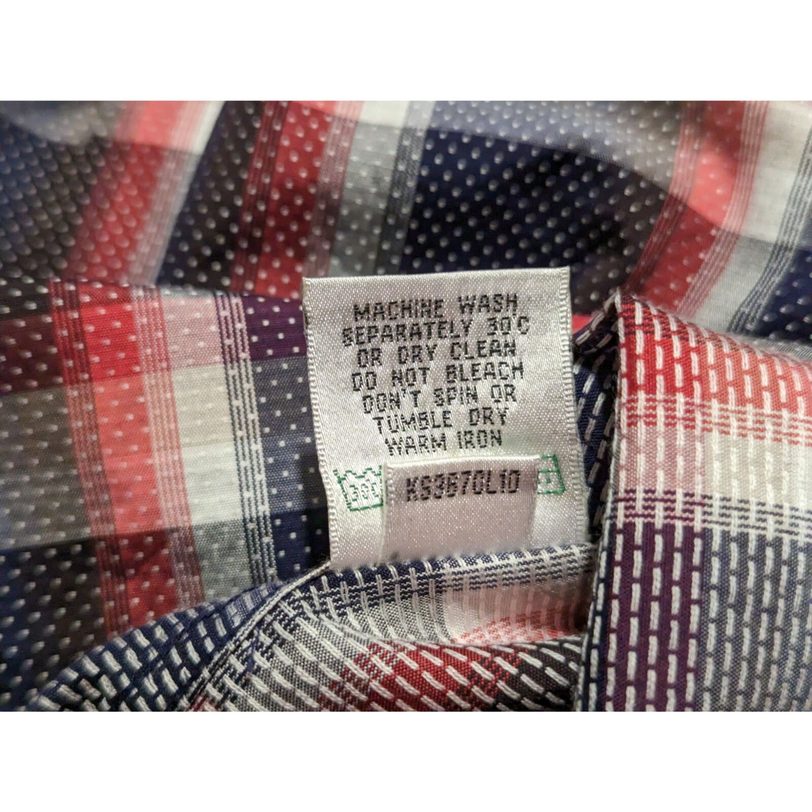 BUGATCHI long sleeve button down plaid career cas… - image 9