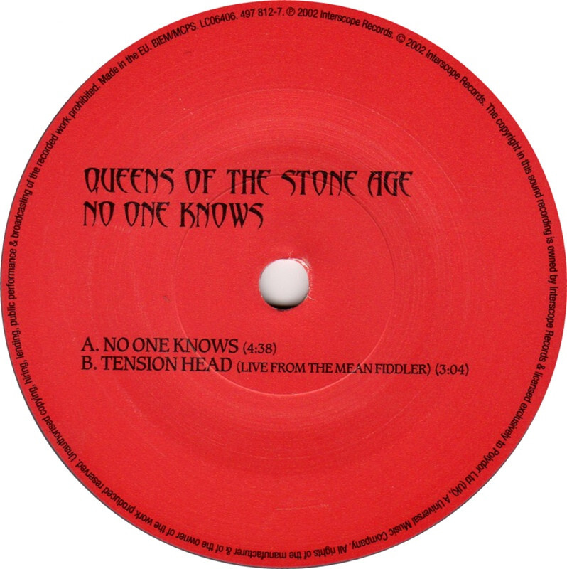QUEENS OF THE STONE AGE No One Knows 7