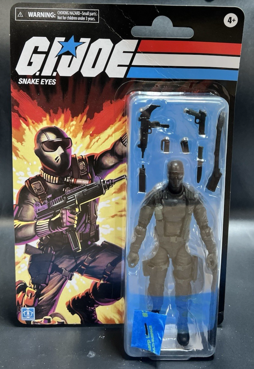 Hasbro G.I. Joe Retro Collection Snake Eyes 6 in Action Hasbro G.I. Joe Retro Collection Snake Eyes 6 in Action