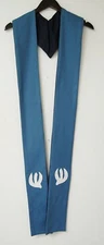 RARE BLUE HANDMADE HOLY SPIRIT STOLE (VESTMENT CHASUBLE)