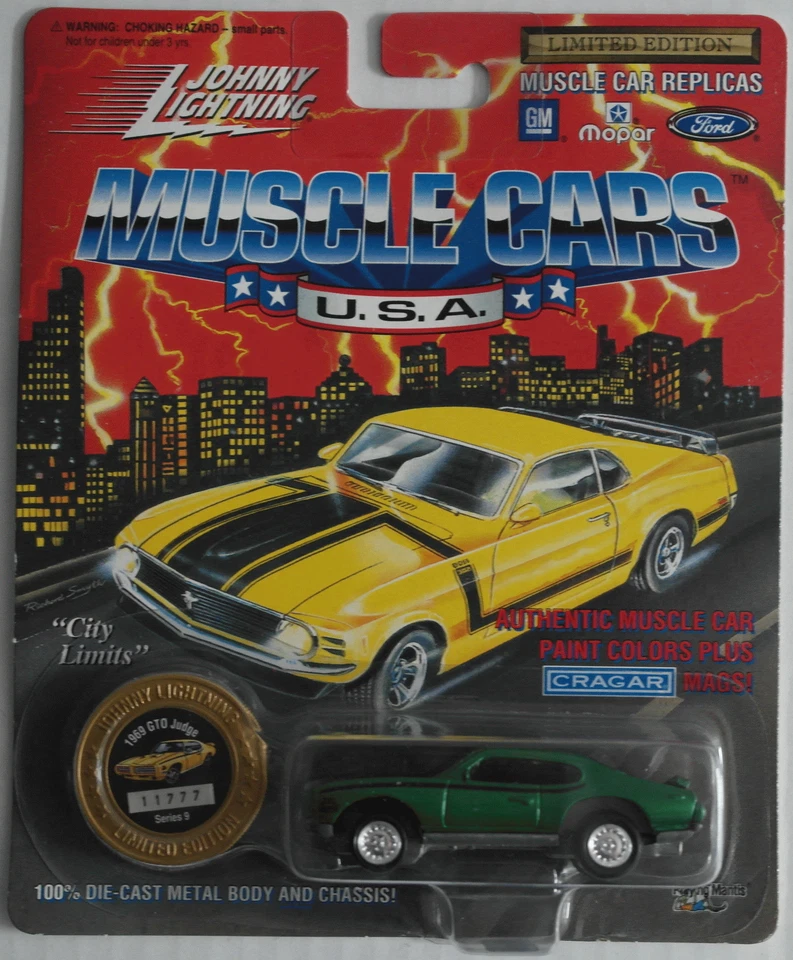 Johnny Lightning - ´69 / 1969 Pontiac GTO Judge grünmet. Neu/OVP - Bild 1 von 1