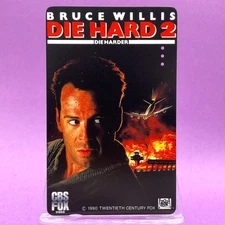 Die Hard 2 Bruce Willis Renny Harlin Phone Card 1990 Action Movie Japan