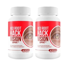 2-Pack Red Root Hack Vision - RedRoot Vision Hack Eye Support - 120 Capsules