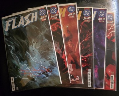 DC Comics ABSOLUTE FLASH 7 8 9 10 11 12  set 1ST prints 