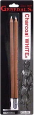 General Pencil 5582BP Charcoal White Pencils 2/Pkg-2B