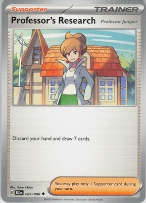 Professor's Research 085/086 Uncommon Black Bolt Pokemon NM