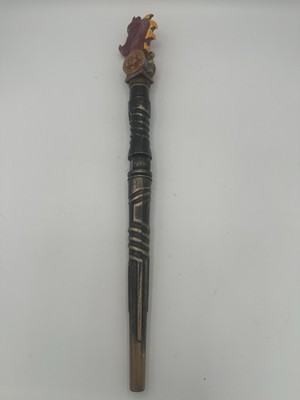 MagiQuest Brown Wand Great Wolf Lodge Magic Quest Red Dragon Head Topper