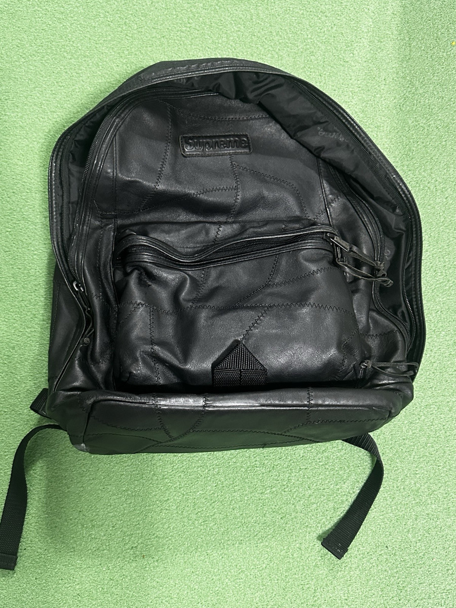 Supreme Patchwork Leather Laptop Bag Backpack Black FW19 | eBay Supreme Patchwork Leather Laptop Bag Backpack Black FW19 | eBay