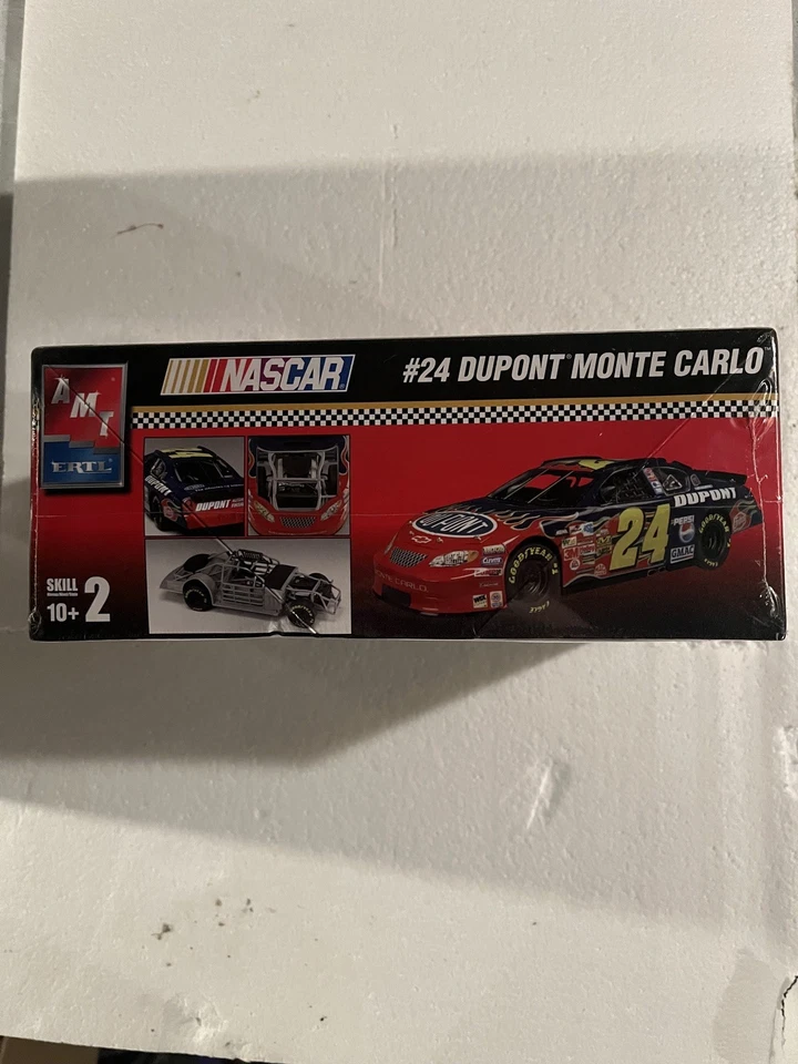 Jeff Gordon #24 Монте-Карло масштаб 1:25 2003 AMT модель набор NASCAR новый запечатанный - Изображение 3 из 3