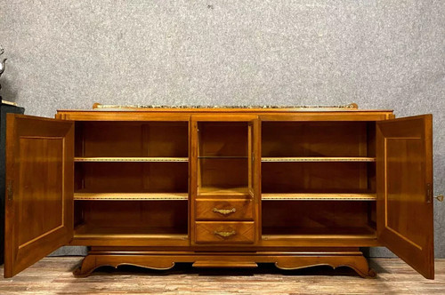 Sideboard-Faden Nussbaum Art Deco Epoche im Sinne von Marcel Breuer - Bild 4 von 6
