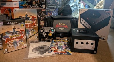 Pokemon Colloseum Nintendo GameCube Konsole Bundle OVP mit Spiel & Tragetasche