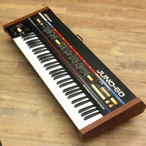 Roland JUNO-60 Polyphonic Analog Synthesizer 61-Key Vintage Serviced Tested