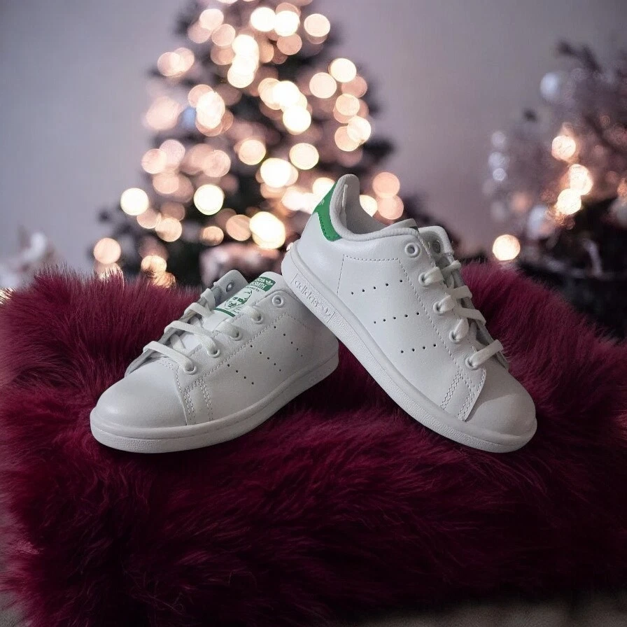 Talla 11k Adidas Stan Smith CF Bajo Blanco Verde Foto 4 de 4