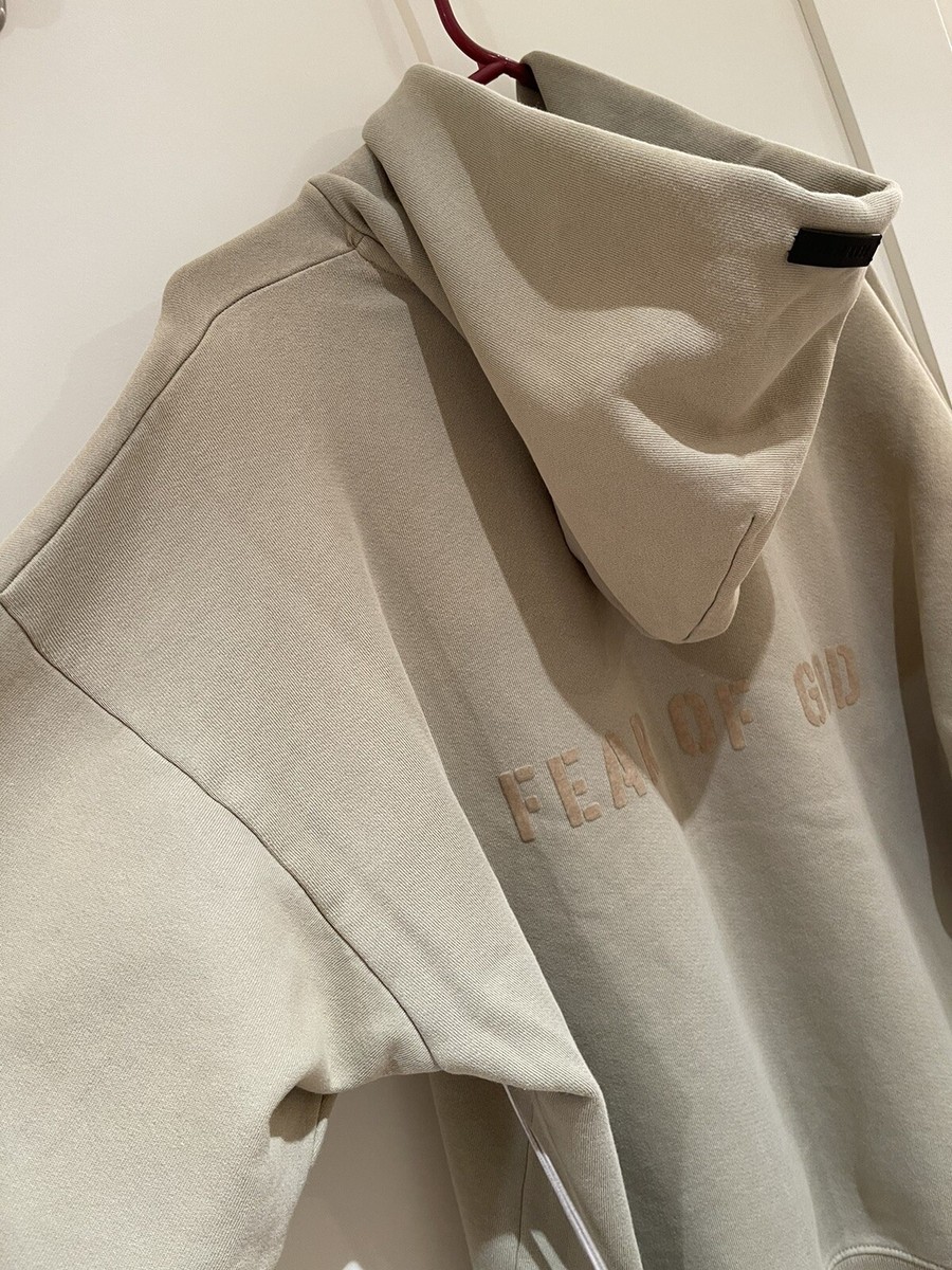 Fear of Gods FG hoodie Seventh Collection in Vintage Matcha Fear of Gods FG hoodie Seventh Collection in Vintage Matcha