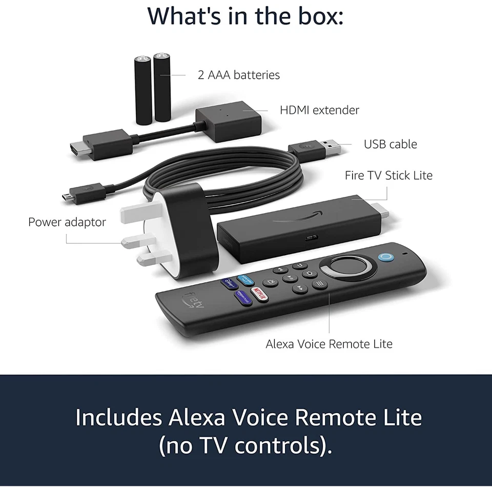 Amazon Fire TV Stick Lite With Alexa Voice Remote - Image 4 of 4