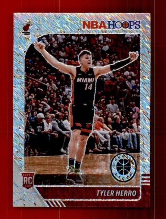 2019-20 Hoops Premium Stock Prizms Shimmer #210 Tyler Herro RC Rookie
