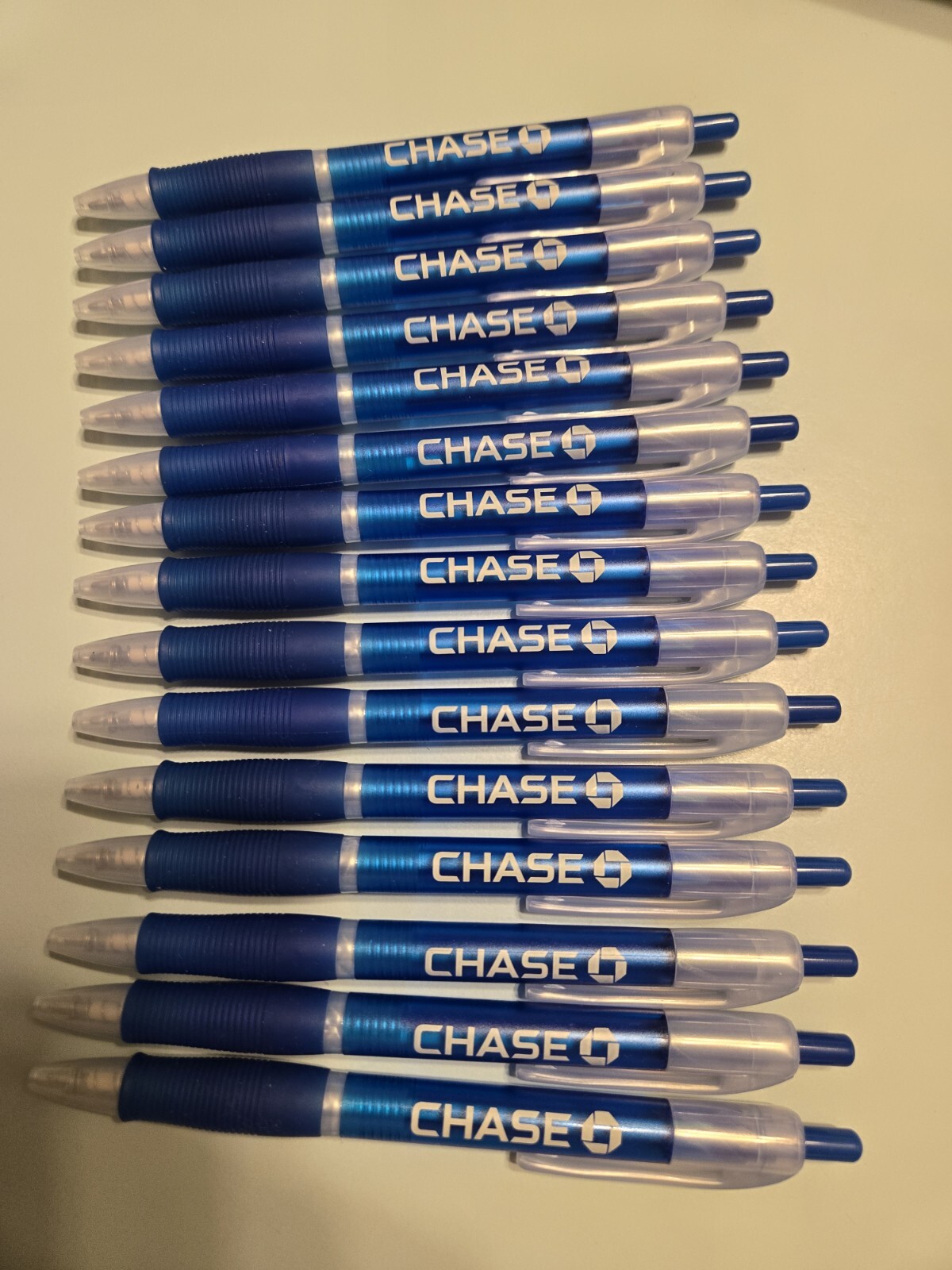 Lot of 15 New CHASE Bank Promotional Ballpoint Pens (Black Ink)