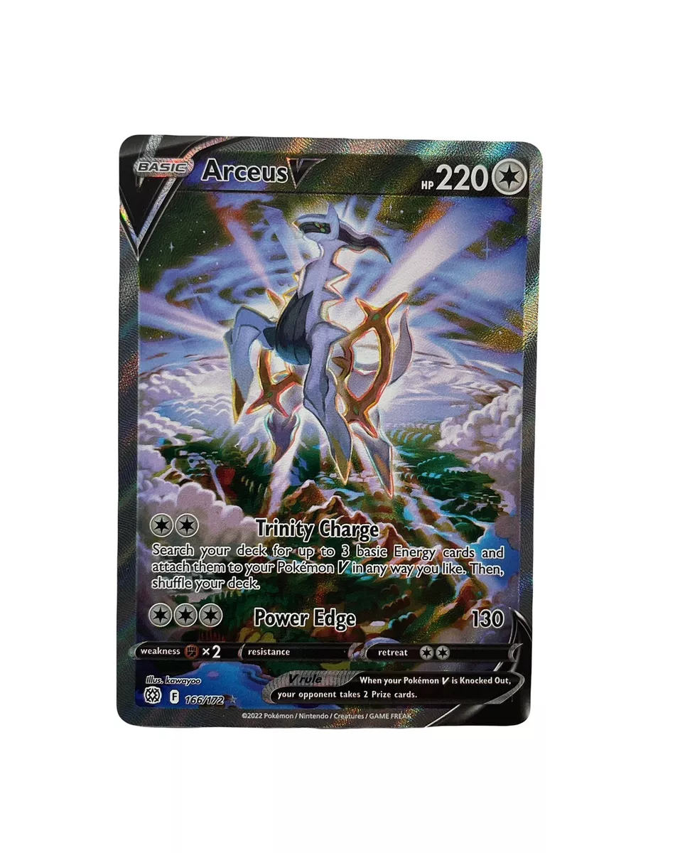 Pokemon Card - Arceus V - 166/172 - Alternate Full Art - Brilliant Stars  NM/M