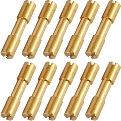 #ad #ad 10pcs Corby Brass Knife Handle Pin Rivets Knife Handles Fastening Screws Bolt EL $15.99