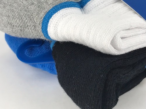 Men's CALVIN KLEIN BOLD Patterns 64% COTTON Crew Socks - 3 Pack - $30 MSRP - Picture 11 of 12