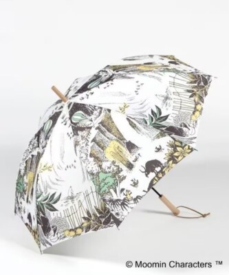 Studio CLIP x Moomin Collaboration umbrella Fine & Rainy Weather Japan New
