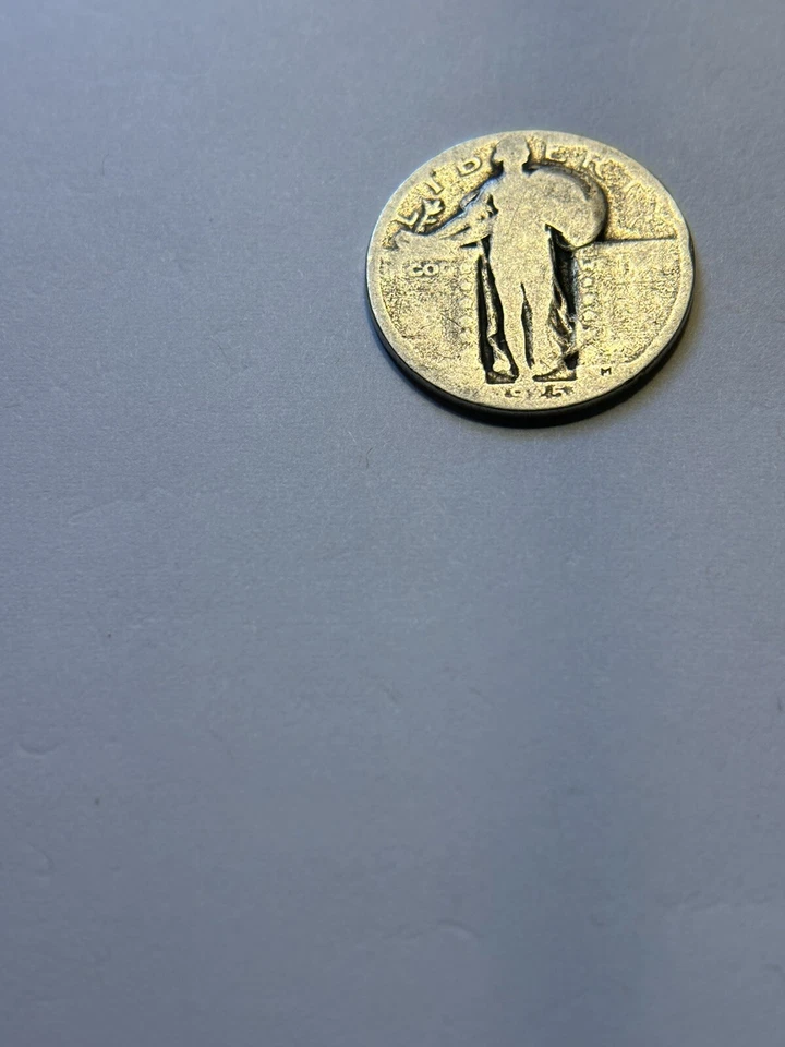 1925 Standing Liberty Quarter A Little Below Average Grade  - Image 2 of 3