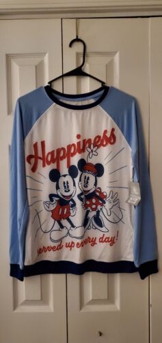 Disney Store Mickey & Minnie Mouse 2 Piece Set Pajamas Women’s S NEW W/tags