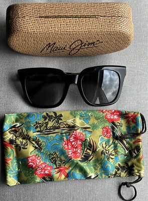 Maui Jim Heliconia MJ 739 02B Black Frame & Neutral Grey Polarized